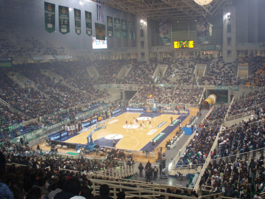 Match de basket-ball du championnat grec