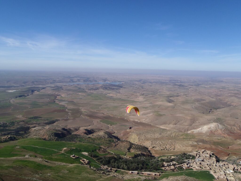 Vol en parapente