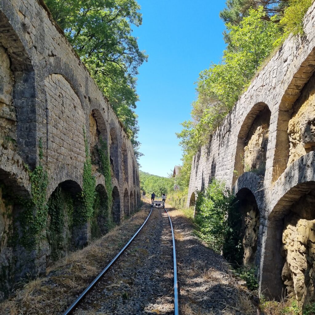 Vélorail et train touristique du Larzac